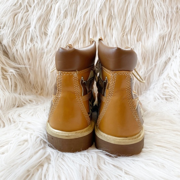 Vintage Rare Custom Timberland Boots Sz 7 - Picture 4 of 15